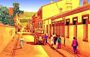 Cherchell - La rue de la poste